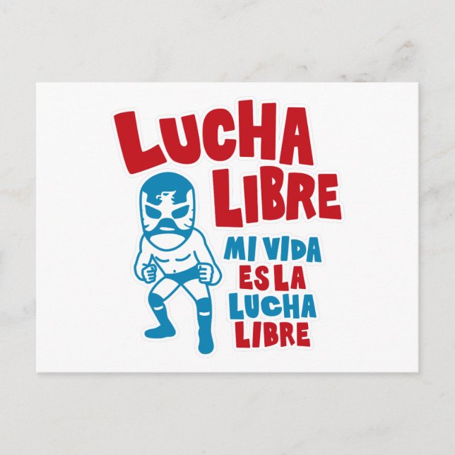 LUCHA LIBRE#89 VYKORT (Framsida)