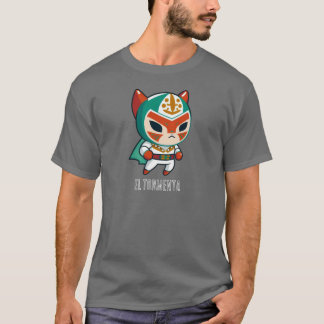 Lucha Libre Cat Mask Mexican Wrestling, El Torment T Shirt