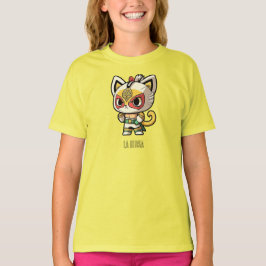 Lucha Libre Cat Mask Mexican Wrestling, La Diosa G T Shirt