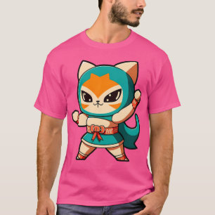 Lucha Libre Cats T Shirt