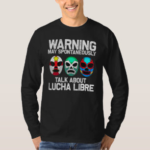 Lucha Libre För manar Women Mexican Wrestling Mask T Shirt