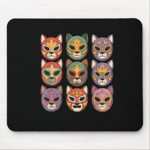 Lucha Libre Kattmaskerad Rollig Luchador Mask Gato Musmatta