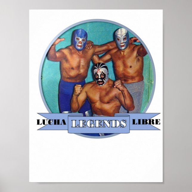 LUCHA LIBRE LEGENDS POSTER (Framsidan)