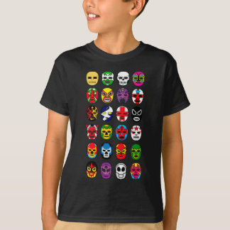 Lucha Libre Luchador maskerar den mexicanska Tee
