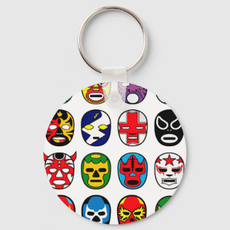Lucha Libre Luchador Mexican Wrestling Masks Nyckelring