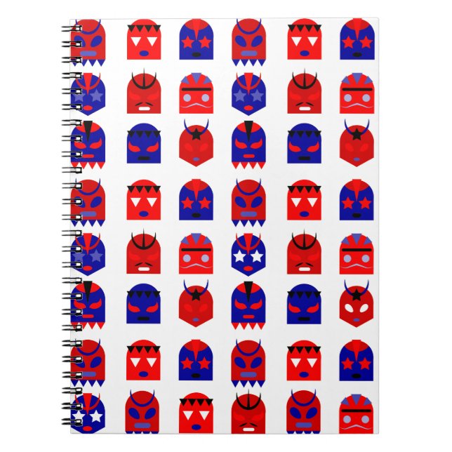 lucha libre-masker anteckningsbok (Framsidan)