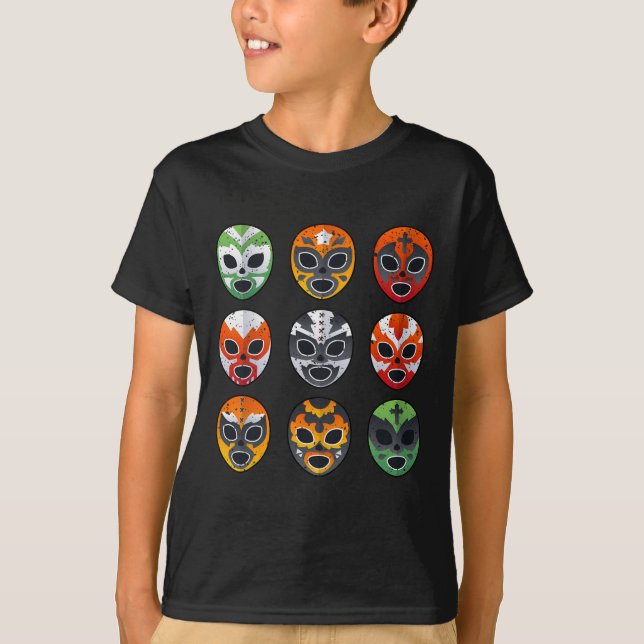 Lucha Libre-masker Tröja Pojke Män Mexikansk brott (Framsida)