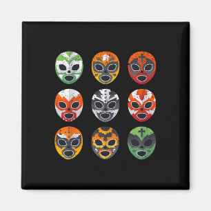 Lucha Libre-masker Tröja Pojke Män Mexikansk brott Magnet
