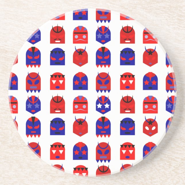 lucha libre-masker underlägg sandsten (Framsidan)