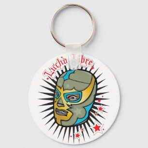 Lucha Libre maskerar den mexicanska brottningen Nyckelring