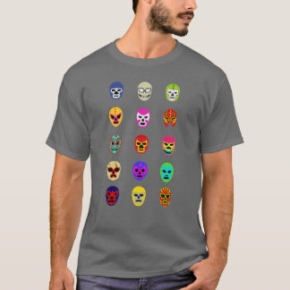 Lucha Libre maskerar den mexicanska T-shirt