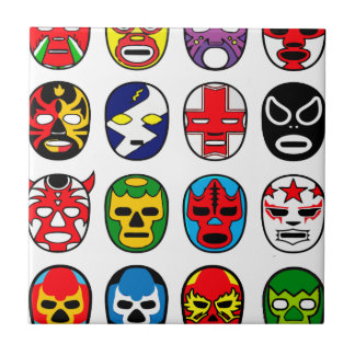 Lucha Libre maskerar mexicansk brottning för Kakelplatta