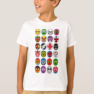 Lucha Libre maskerar mexicansk brottning för T-shirt