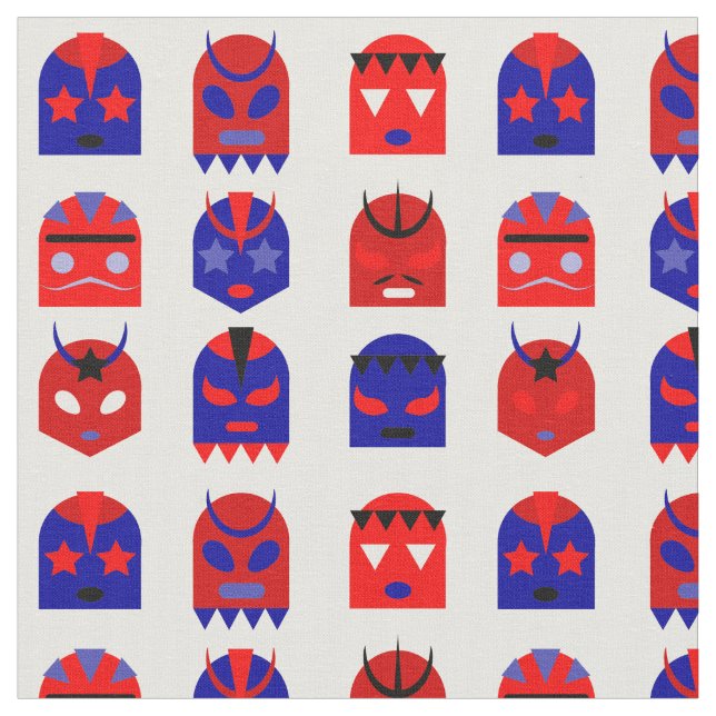 Lucha libre maskor väv tyg (Närbild)