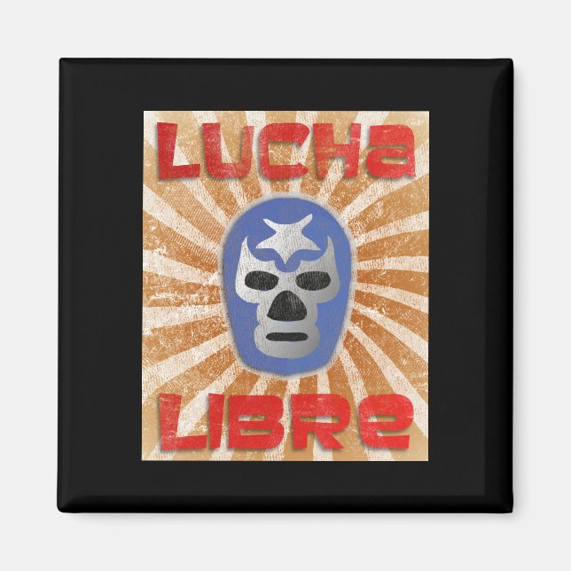 Lucha Libre Mexican Wrestling Magnet (Framsidan)