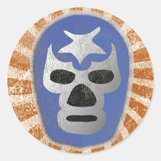 Lucha Libre Mexican Wrestling Runt Klistermärke