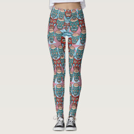 Lucha Libre mexicansk brottareLuchador damasker Leggings