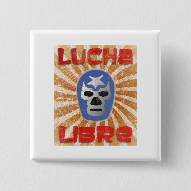 Lucha Libre mexicansk brottning Knapp (Framsida)