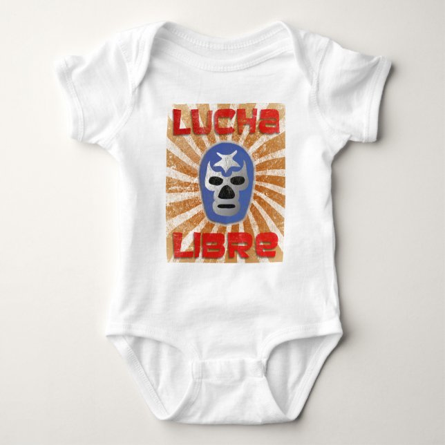 Lucha Libre mexicansk brottning T-shirt (Framsida)