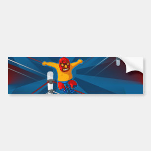 luchador bildekal