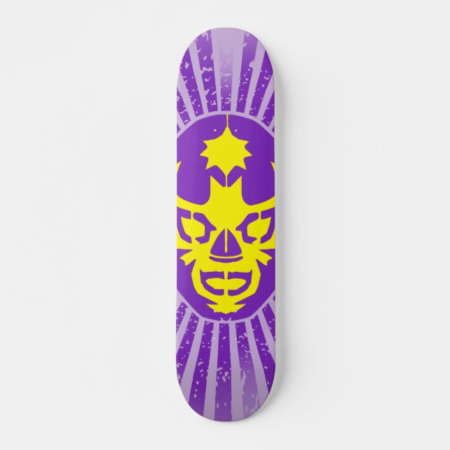 LUCHADOR MINI SKATEBOARD BRÄDA 18,7 CM (Framsida)