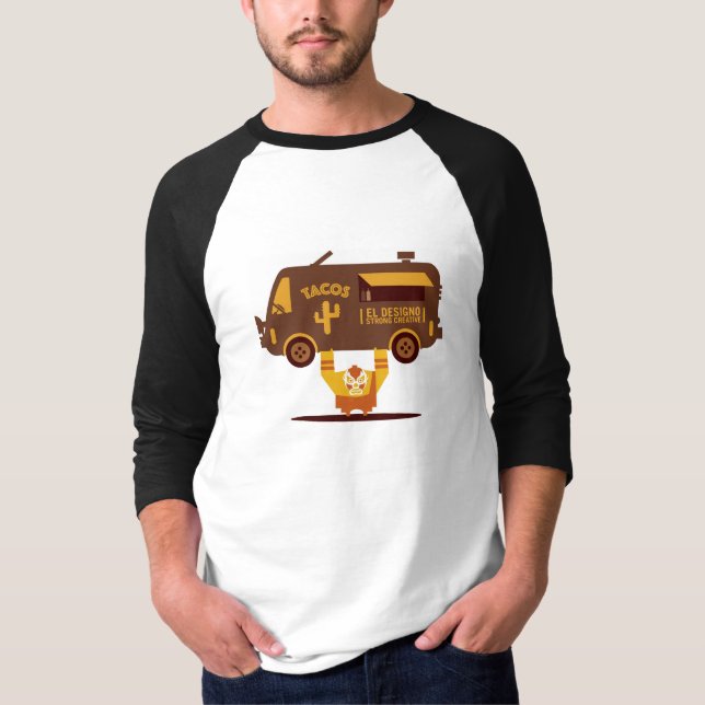 Luchador Strongman T-shirt (Framsida)