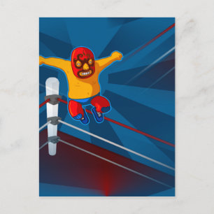luchador vykort