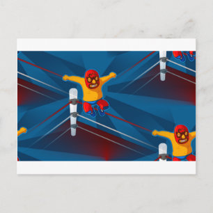 luchador vykort