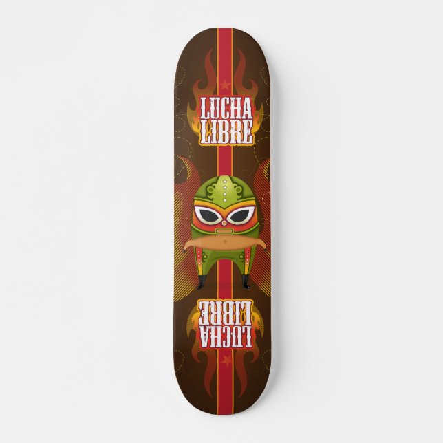 luchaSkateboard Old School Skateboard Bräda 21,6 Cm (Framsida)