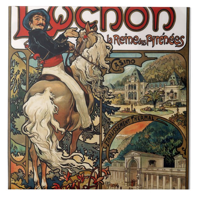 Luchon, Mucha Kakelplatta (Framsidan)
