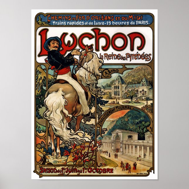 Luchon, Mucha Poster (Framsidan)