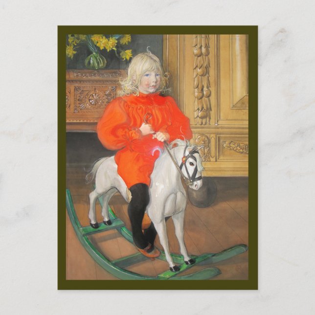 Lucia Day Rockinghorse Vykort (Framsida)