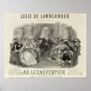 Lucia de Lammermoor' opera Poster