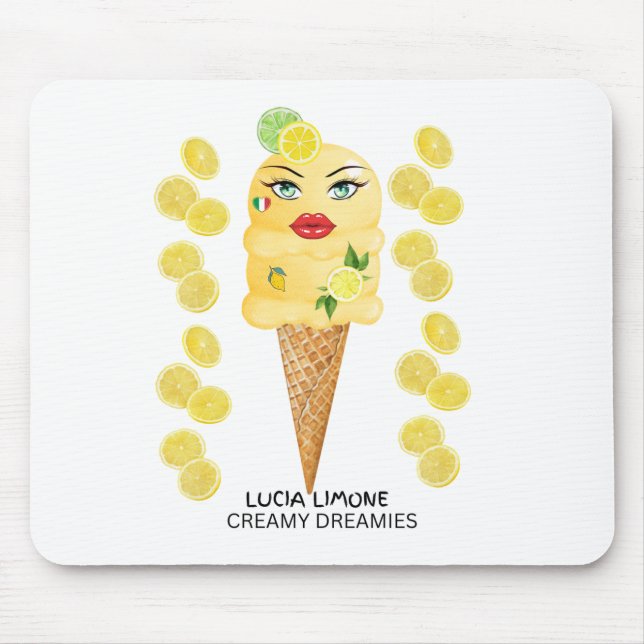 Lucia Limone Gelato Creamy Dreamies Musmatta (Framsidan)