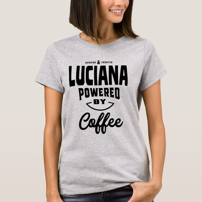 Luciana Personlig Namn Birthday Gift T Shirt (Framsida)