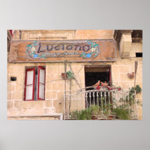 Lucianos Pizza Poster