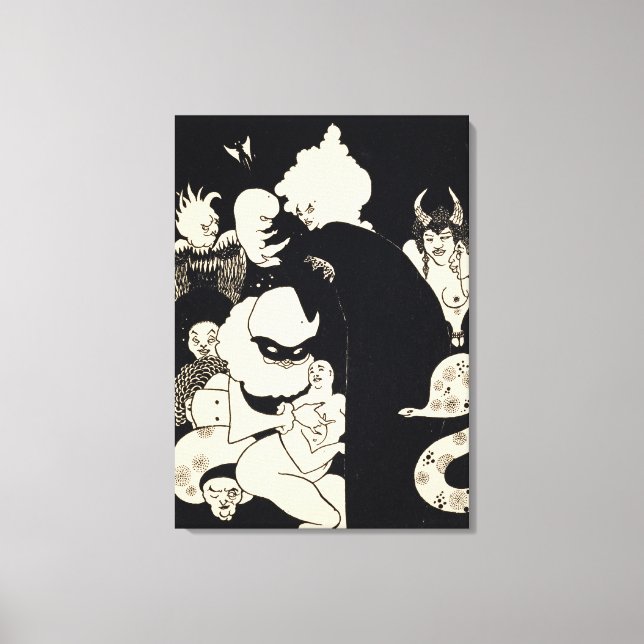 Lucians märkliga skapelser, illustration från Luc Canvastryck (Framsida)