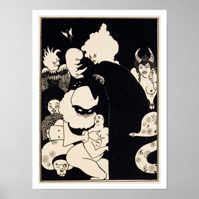 Lucians märkliga skapelser, illustration från Luc Poster (Framsidan)
