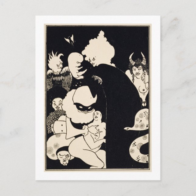 Lucians märkliga skapelser, illustration från Luc Vykort (Framsida)