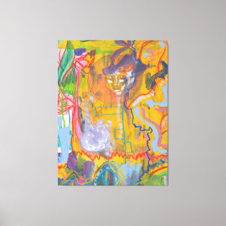 Lucid Dreamer Rosa Rainbow Stretched Kanvastryck