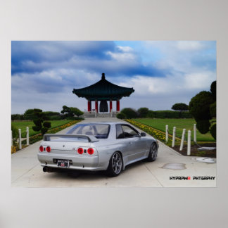 ’Lucid’ Nissan GT-R32 Skyline Vspec Poster