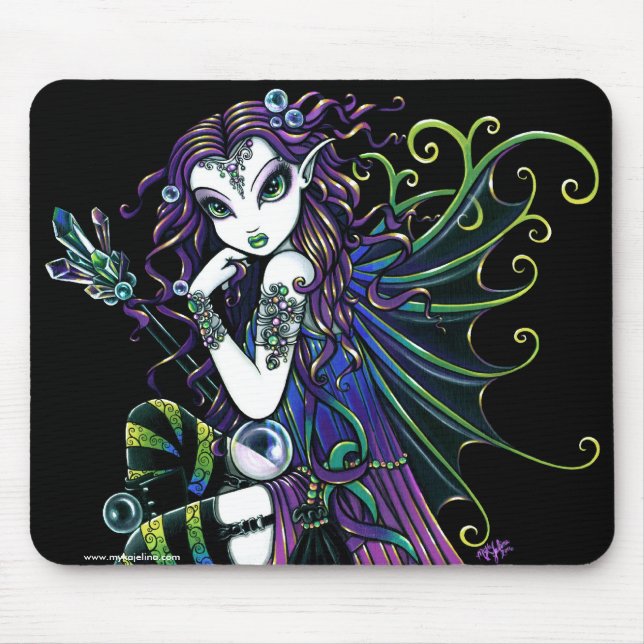 Lucida Crystal regnbågefe Mousepad Musmatta (Framsidan)