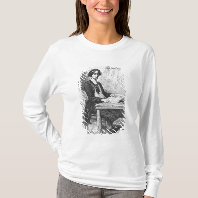 Lucien de Rubempre handstil ett brev Tee Shirt (Framsida)
