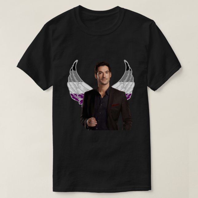 Lucifer Ace Pride Sticker Sticker T Shirt (Design framsida)