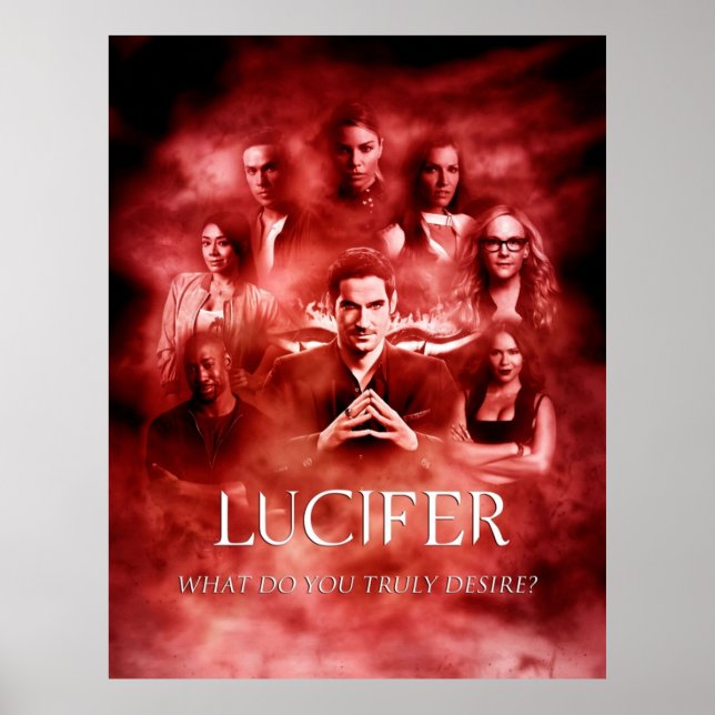 Lucifer Cast Poster (Framsidan)