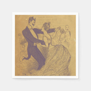 Lucifer Dancing With med Dam Pappersservett