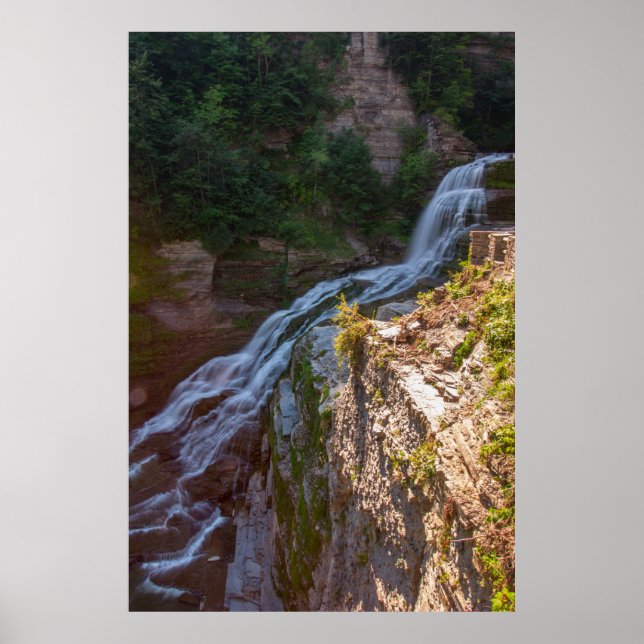 Lucifer Falls, Robert H Treman State Park, NY Poster (Framsidan)