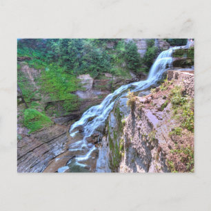 Lucifer Falls, Robert H Treman State Park, NY Vykort