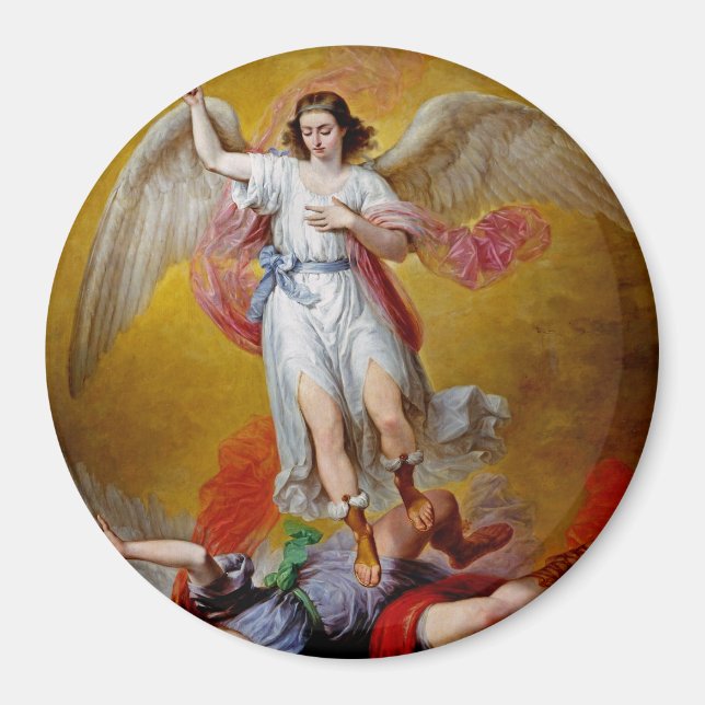 Lucifer föll av Antonio Maria Esquivel Magnet (Framsidan)
