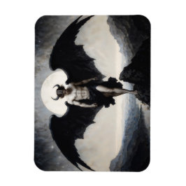 Lucifer Mörk Fantasy Magnet